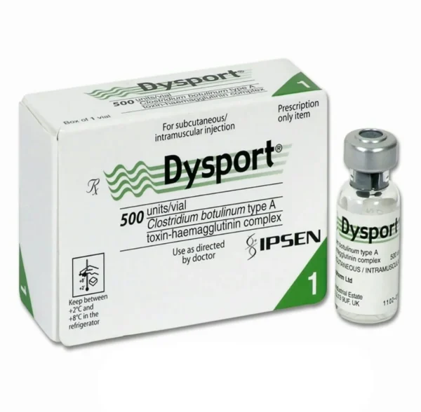 how many units of dysport for forehead